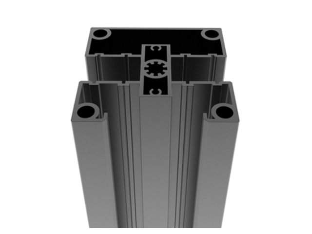Aluminium-Zaunpfosten 80x80-1850mm R7016
